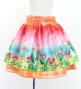 Hula Kids Blouse & Double Pa'u Set-Up with Hawaiian Flower & Sea Print / Luxury Collection / Jp161-3