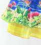 Hula Kids Blouse & Double Pa'u Set-Up with Hawaiian Flower & Sea Print / Luxury Collection / Jp161-4