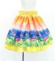 Hula Kids Blouse & Double Pa'u Set-Up with Hawaiian Flower & Sea Print / Luxury Collection / Jp161-4