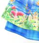 Hula Kids Blouse & Double Pa'u Set-Up with Hawaiian Flower & Sea Print / Luxury Collection / Jp161-7