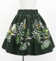 Hula Kids Shantung Pa'u Skirt with Tiare & Kahiko Print / Luxury Collection / Jp162bk