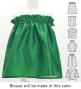 Hula Keiki Set-Up with Tiare & Kahiko Print / Luxury Collection / Green / Jp163gr