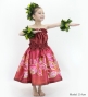 Hula Keiki Set-Up with Tiare & Kahiko Print / Luxury Collection / Red / Jp163rd