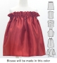 Hula Keiki Set-Up with Tiare & Kahiko Print / Luxury Collection / Red / Jp163rd