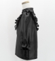 Hula Kids Yoke Frill Blouse with Shantung / Black / Jp164bk