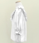 Hula Kids Yoke Frill Blouse with Shantung / White / Jp164wh