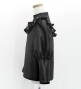 Hula Kids Yoke Frill Blouse with Shantung / Black / Jp165bk