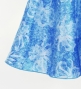 Hula Kids Long Dress with Orchid Print / Luxury Collection / Blue / Jp166bl