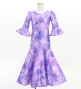 Hula Kids Long Dress with Orchid Print / Luxury Collection / Purple / Jp166pu