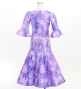 Hula Kids Long Dress with Orchid Print / Luxury Collection / Purple / Jp166pu