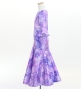 Hula Kids Long Dress with Orchid Print / Luxury Collection / Purple / Jp166pu
