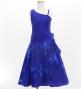 Hula Kids One Shoulder Dress with Lily / Luxury Collection / Blue / Jp168bl