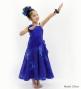 Hula Kids One Shoulder Dress with Lily / Luxury Collection / Blue / Jp168bl
