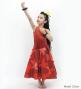 Hula Kids One Shoulder Dress with Lily / Luxury Collection / Red / Jp168rd