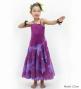Hula Kids One Shoulder Dress with Lily / Luxury Collection / Red Purple / Jp168rdpu
