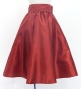 Hula Kids Long Shantung Circular Skirt / Dark Red 2 / Jp170-6