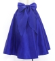Hula Kids Long Shantung Circular Skirt / Royal Blue / Jp170-7