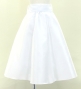 Hula Kids Long Shantung Circular Skirt / White / Jp170-8