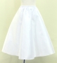 Hula Kids Long Shantung Circular Skirt / White / Jp170-8