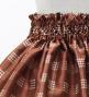 Hula Kids Shantung Pa'u Skirt with Palaka & Lei Print / Luxury Collection / Brown / Jp171br