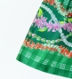 Hula Kids Shantung Pa'u Skirt with Palaka & Lei Print / Luxury Collection / Green / Jp171gr