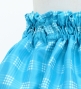 Hula Kids Shantung Pa'u Skirt with Palaka & Lei Print / Luxury Collection / Light Blue / Jp171lbl