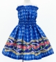 Hula Set up Keiki with Palaka & Lei Print / Luxury Collection / Blue / Jp172bl