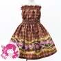 Hula Set up Keiki with Palaka & Lei Print / Luxury Collection / Brown / Jp172br