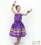 Hula Set up Keiki with Palaka & Lei Print / Luxury Collection / Purple / Jp172pu