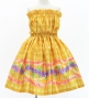 Hula Set up Keiki with Palaka & Lei Print / Luxury Collection / Yellow / Jp172ye