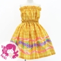 Hula Set up Keiki with Palaka & Lei Print / Luxury Collection / Yellow / Jp172ye