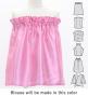 Hula Keiki Set-Up with Hawaiian Flower Print / Luxury Collection / Jp174-2