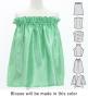 Hula Keiki Set-Up with Hawaiian Flower Print / Luxury Collection / Jp174-7