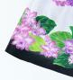 Hula Kids Shantung Pa'u Skirt with Cattleya Lei Print / Luxury Collection / Black / Jp177bk