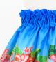 Hula Kids Shantung Pa'u Skirt with Cattleya Lei Print / Luxury Collection / Blue / Jp177bl