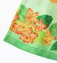 Hula Kids Shantung Pa'u Skirt with Cattleya Lei Print / Luxury Collection / Green /Jp177gr