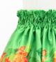 Hula Kids Shantung Pa'u Skirt with Cattleya Lei Print / Luxury Collection / Green /Jp177gr