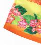 Hula Kids Shantung Pa'u Skirt with Cattleya Lei Print / Luxury Collection / Orange / Jp177or