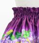 Hula Kids Shantung Pa'u Skirt with Cattleya Lei Print / Luxury Collection / Red Purple /Jp177rdpu