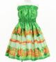 Hula Set up Keiki with Cattleya Lei Print / Luxury Collection / Green / Jp178gr