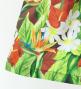 Hula Kids Shantung Pa'u Skirt with Hawaiian Flower & Leaf Print / Luxury Collection / Jp192-1