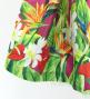 Hula Kids Shantung Pa'u Skirt with Hawaiian Flower & Leaf Print / Luxury Collection / Jp192-2