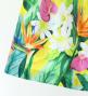 Hula Kids Shantung Pa'u Skirt with Hawaiian Flower & Leaf Print / Luxury Collection / Jp192-7