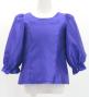 Hula Kids 3/4 Sleeve Blouse with Shantung / Royal Blue / Jp208rbl