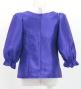 Hula Kids 3/4 Sleeve Blouse with Shantung / Royal Blue / Jp208rbl