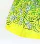 Hula Kids Shantung Pa'u Skirt with Plumeria & Monstera Print / Luxury Collection / Green / Jp216gr