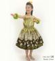 Hula Keiki Set-Up with Plumeria & Monstera Print / Luxury Collection / Beige / Jp217be