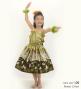 Hula Keiki Set-Up with Plumeria & Monstera Print / Luxury Collection / Beige / Jp217be