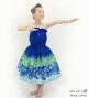 Hula Keiki Set-Up with Plumeria & Monstera Print / Luxury Collection / Blue / Jp217bl