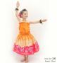 Hula Keiki Set-Up with Plumeria & Monstera Print / Luxury Collection / Orange / Jp217or